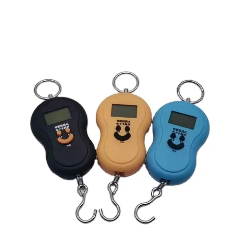 New Arrival Smile Face 50Kg /10g Digital Hanging Fishing Scale With Backlight