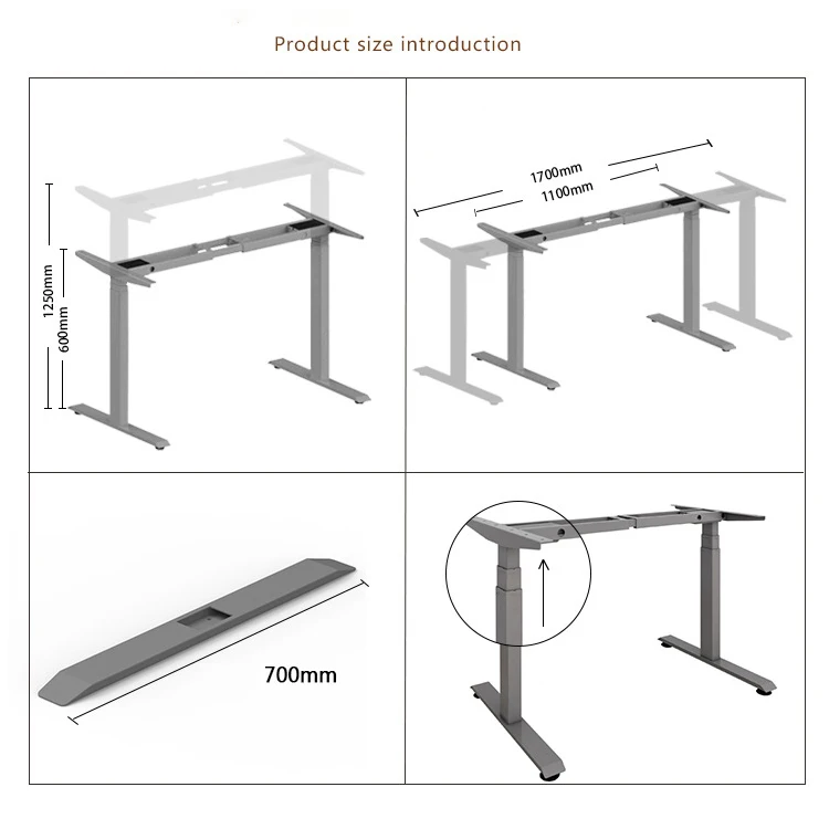 60 72 inch recording studio extendable wooden table waorkstation height adjustable electric desk girl computer coffee table