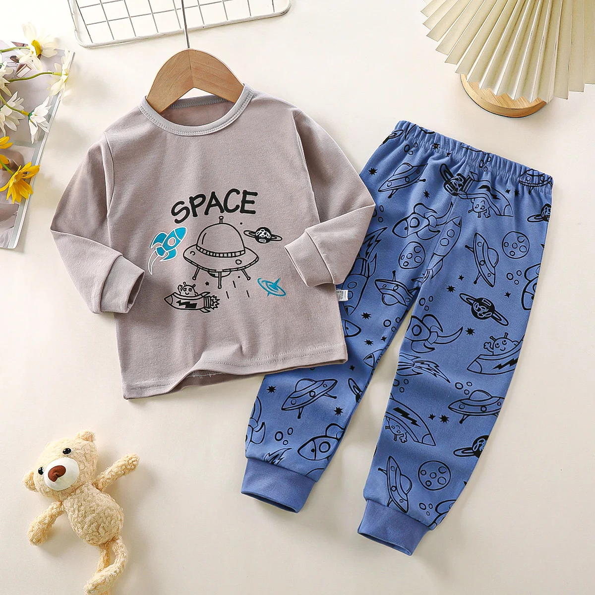 Kids Boys & Girls Thermal Underwear Set,Base Layers Tight Long Johns Tops & Pants Set