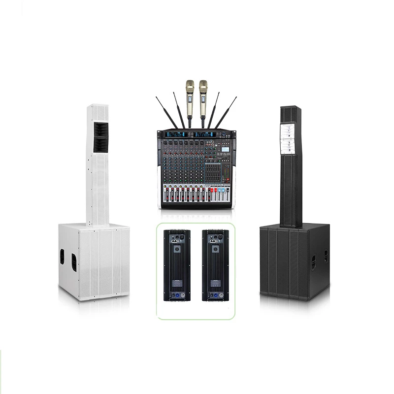 CSL Audio PA system Outdoor speech Active dj 800W Professional Column Speaker for Meeting Room Wedding