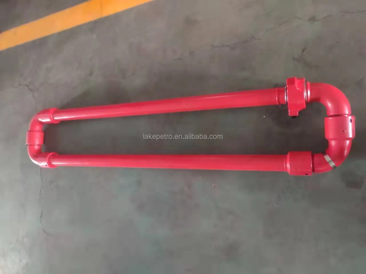 API Standard Fig 1502 Chiksan Circulating Hose LoopSteel Hose Loops & Assemblies for Cementing & Circulating the FlowCementing and Circulating Hose Loop for drillingHigh Pressure Short Radius and Long Radius Hose LoopOilfield API Cementing Acid Fracturing Hose LoopOilfield API Cementing Acid Fracturing Hose LoopChiksan loop Assembly.jpg