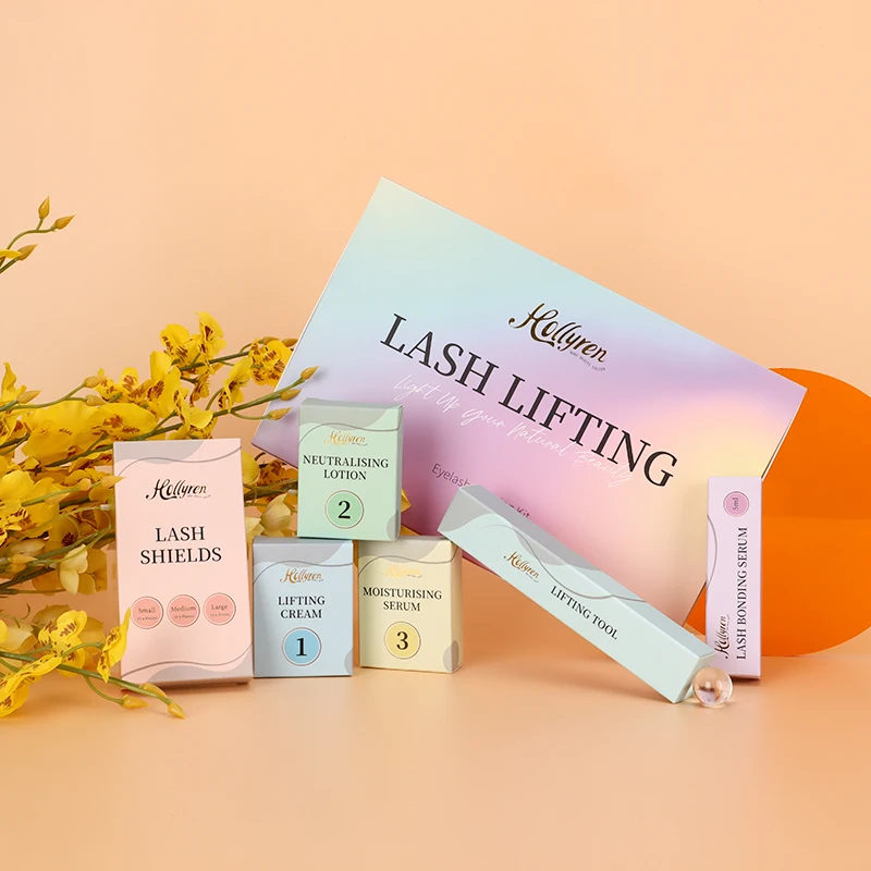 
 Hollyren ресниц лифт 2 в 1 кератин химическая завивка ресниц лосьон комплект премиум набор химическая завивка метка частного назначения Инструменты ресниц лифтинг набор  