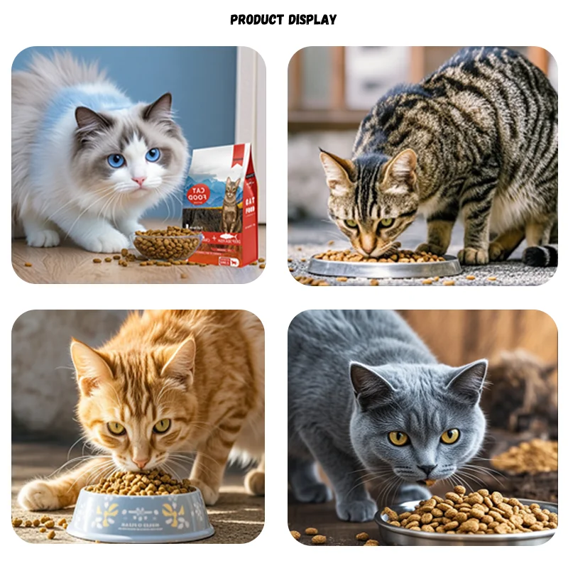 Бесплатные образцы дешевая цена высокое качество натуральный 18%-45% сырое белковое мясо сублимированный кошачий сухой корм 10 кг