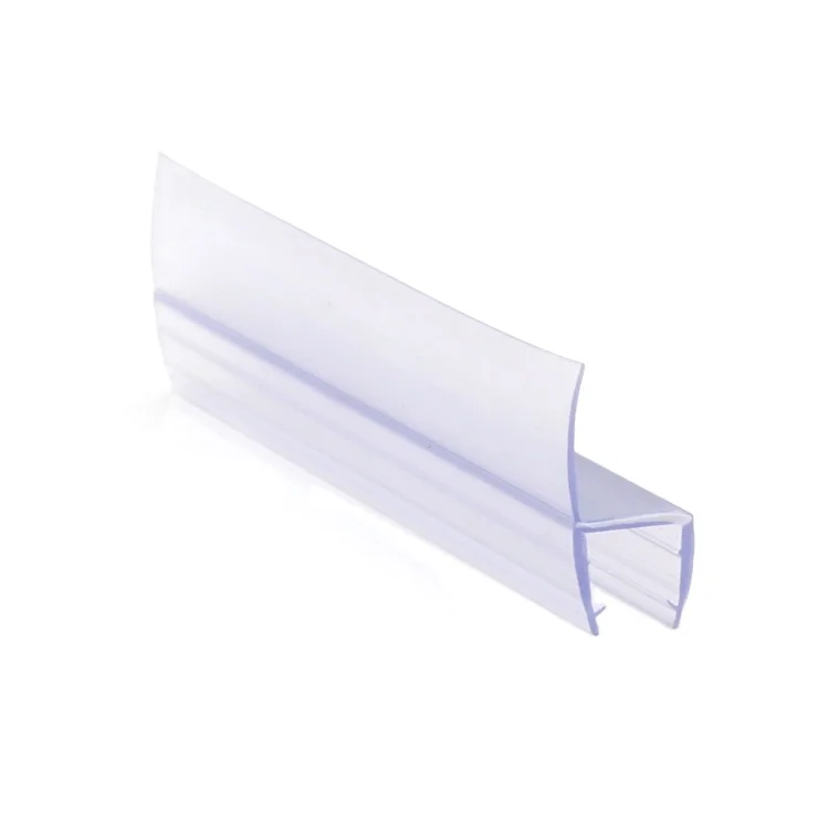 GUIDA 716064 H shape waterproof frameless PVC rubber shower screen sliding door sealing strip