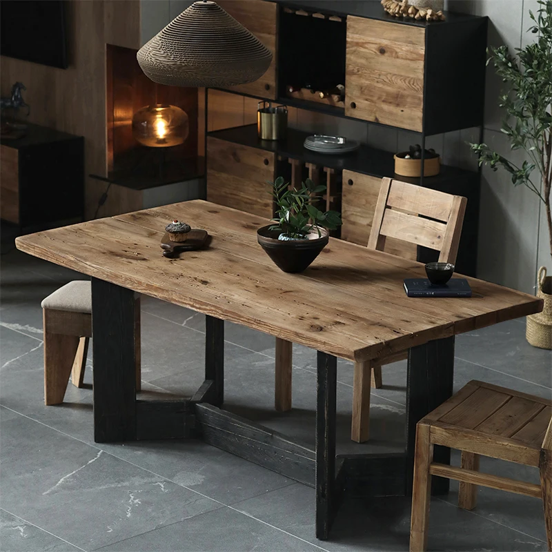 2021 Hot Sell Chinese Supplier nordic furniture solid wood Dining Tables and Chairs Set Solid Wood