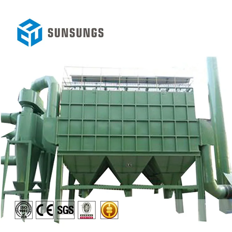 
Indutrisl Impulse Baghouse Filter Type Dust Collector For Boiler/Industrial Dust Extractors 