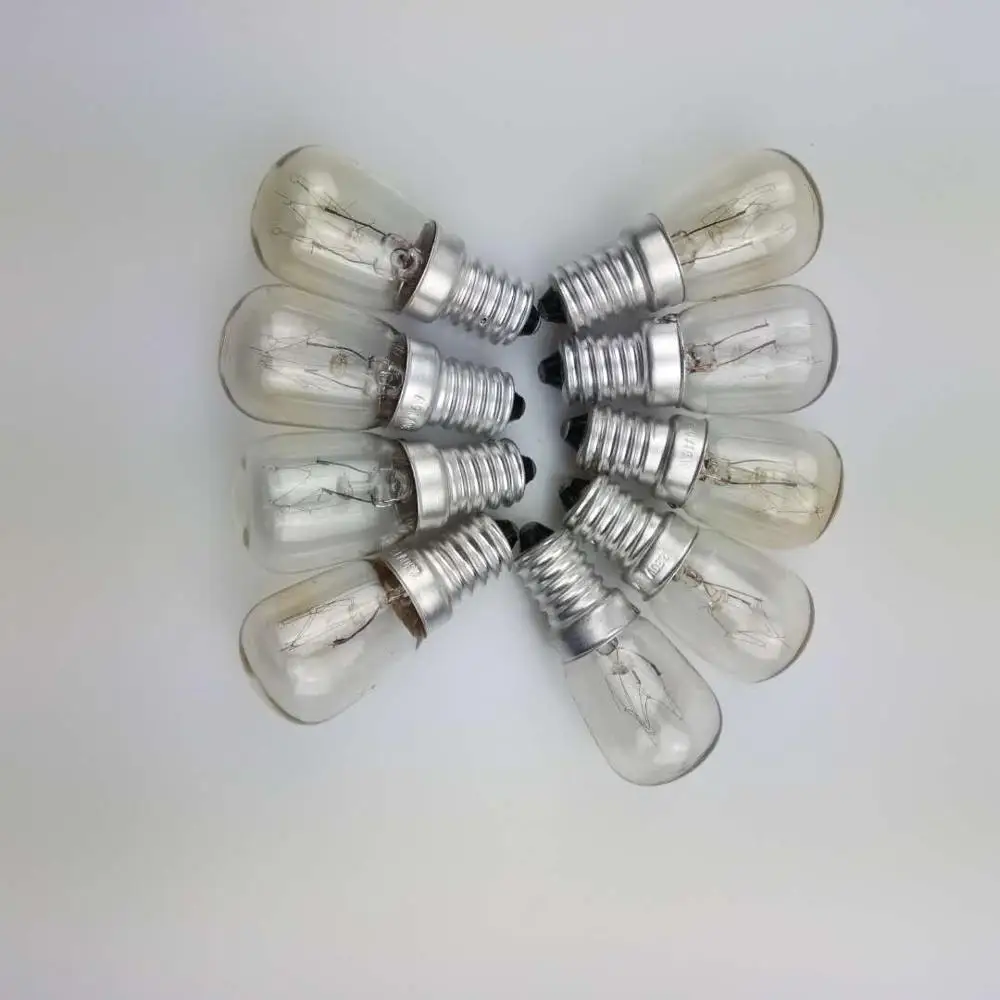 220V E14 Incandescent Bulb ST26 Salt Lamp Bulbs 15W Indicator Refrigerator Light Bulb