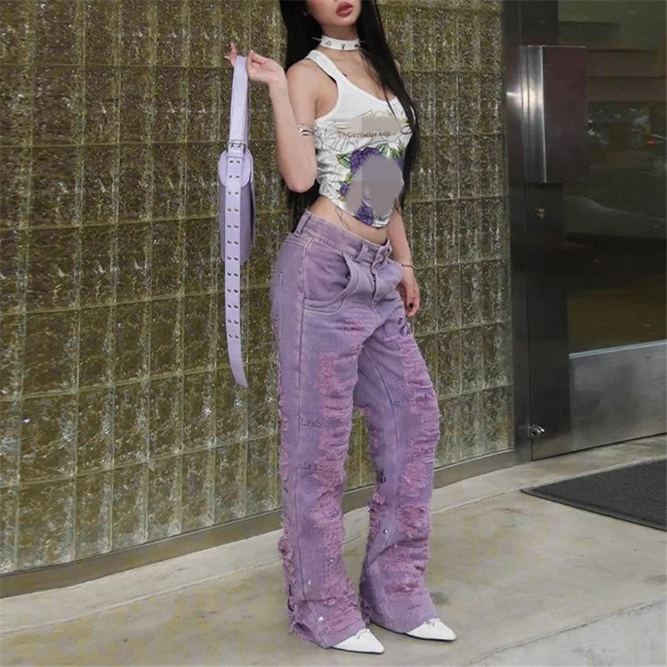 Summer Skull Print Square Collar Sleeveless Casual Tops Tank Tshirt