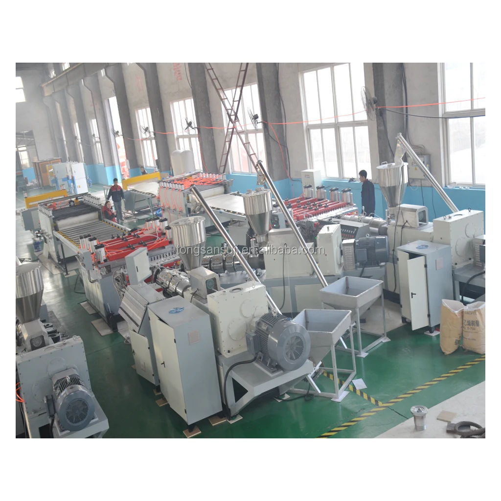 Plastic WPC Door Board Production Machine Solid Skinning Foamed PVC 5-45mm foam board making machine with CE certificate factory price Manufacturer