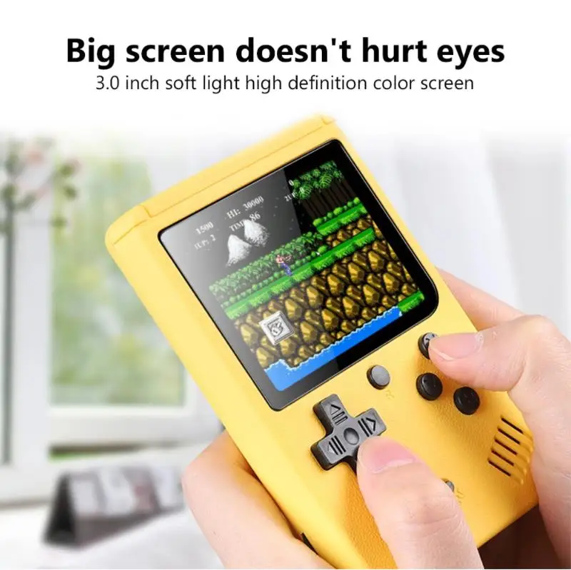 400 in 1 video game console Retro Portable Mini Handheld console 3.0 Inch Color LCD Kids Color Game Player Built-in 400 games