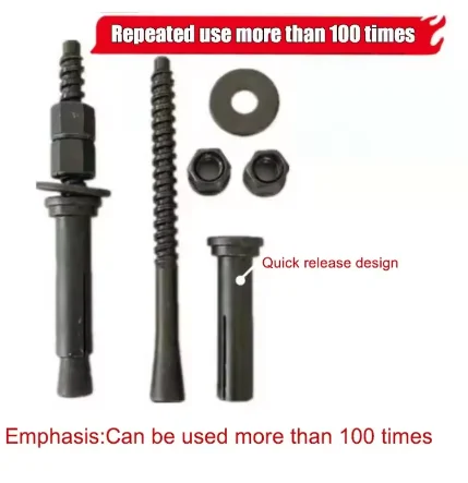 Factory Manufacturing Direct Sales Anchor Expansion Bolt Diamond Drilling Machine Accessories Two Pieces Rhinestone Expansion
