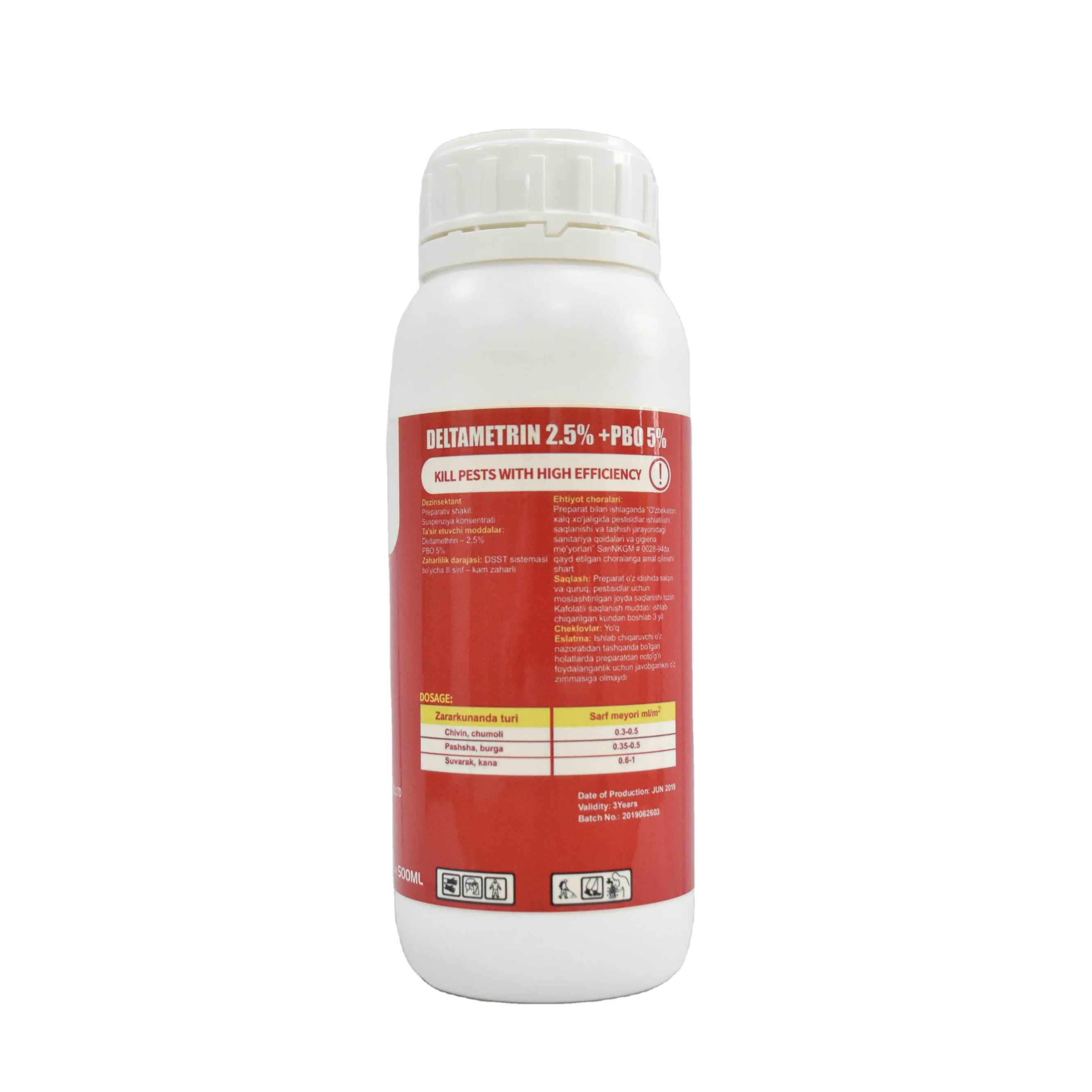 
Ronch Hot Sale pest control insecticides Deltamethrin 2.5%EC 98%TC 10%SC 5%WP 1%SC liquid chemical 