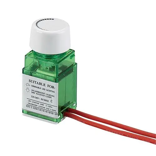 Customizable Logo Easy to Install 0-100% Dimming LED Knob Dimmer Taiwan-Made for Trailing Edge Phase Control