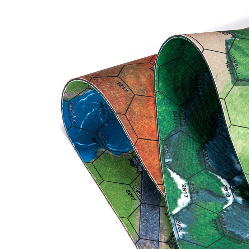 Double Sided Neoprene Rubber Base Custom Designed Tabletop Wargame Battle Mat Large Size Board Game Mat