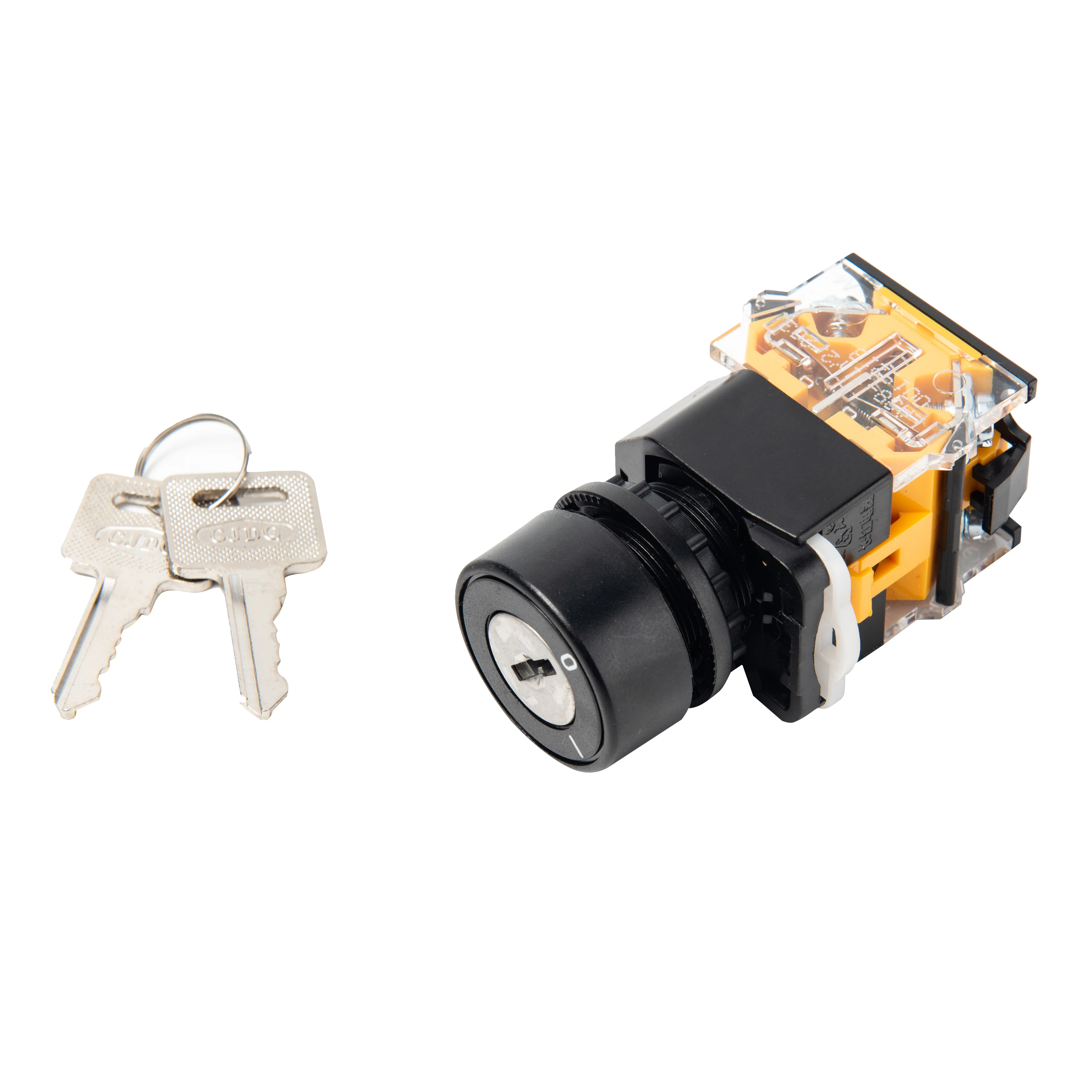 Manufacturer  LA38 series 22mm 3 position key operated electrical switch