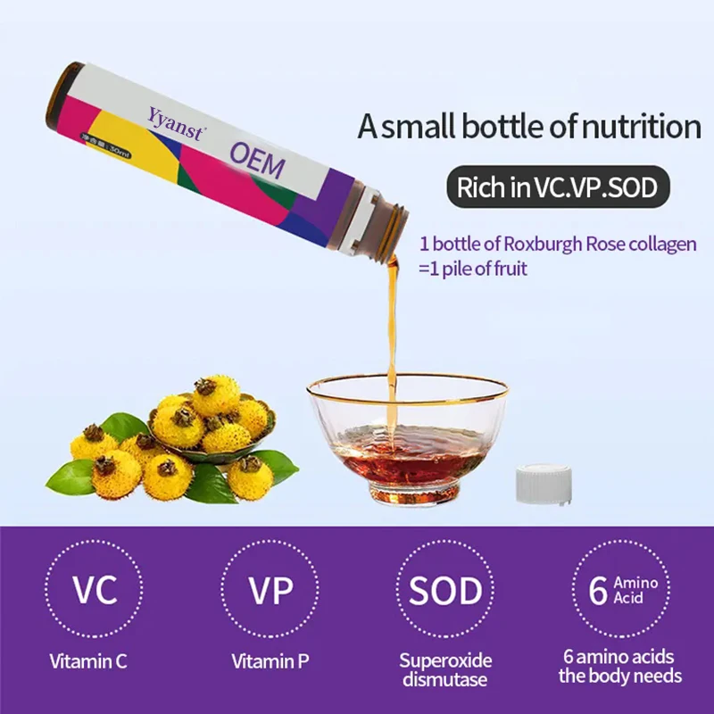 Skin Whitening Collagen Liquid Drink Collagen Tripeptide Oral Liquid Drinks Beauty Products with L-Glutathione