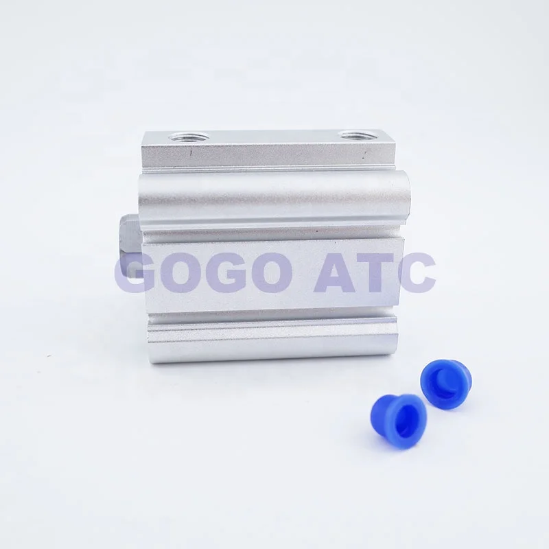Smc Type CQ2B/CDQ2B with Magnet Bore 100mm Stroke 40/45/50/55/60/65/70mm Compact Double Acting Pneumatic Cylinder Control