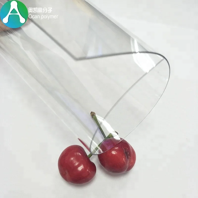 OCAN Sell  Clear Thermoforming PET Film 0.2mm 0.5mm PET/PETG Rigid Plastic Sheets for Food Packaging
