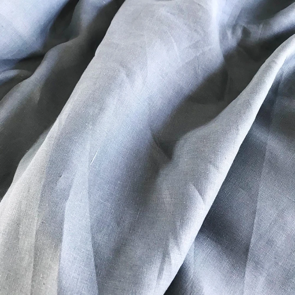 Wholesale 100% Linen print retail Fabric Bedding Set Bed Linen