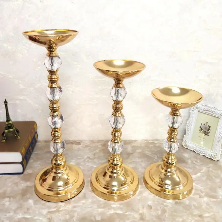 Metal Artificial flowers stand for table centerpieces L size Wedding Decoration