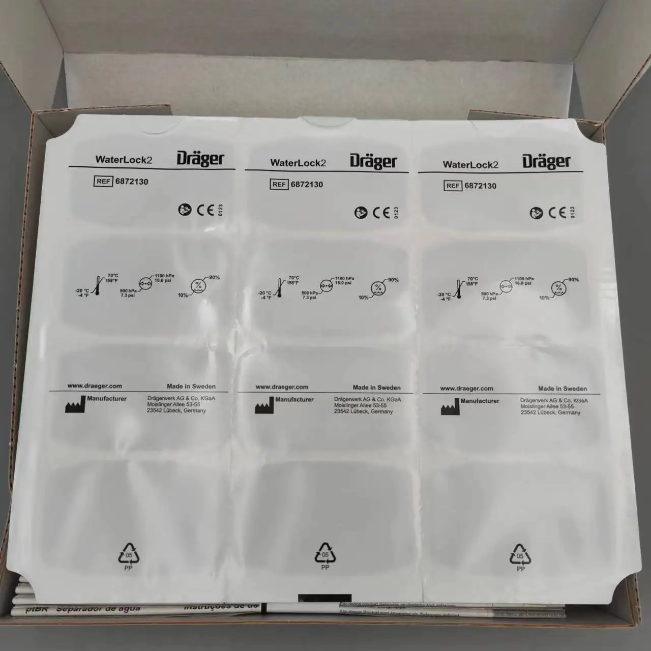 Drager waterlock 2 water trap 6872130