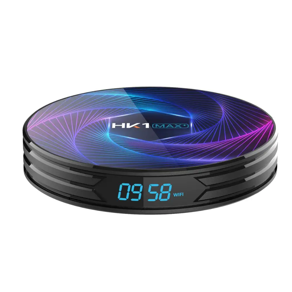 Последние HK1 Макс + RK3368 PRO 4G32G Android 9 0 1000 м RJ45 4 к H.265 Двойной Wi Fi ТВ коробка Hk1 Плюс