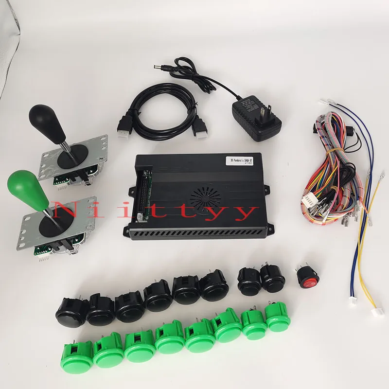 3D Pandora Saga EX2 10000 в 1 аркадная игровая коробка DIY комплект джойстик sanwa кнопочный Ретро аркадный шкаф 2 игроков