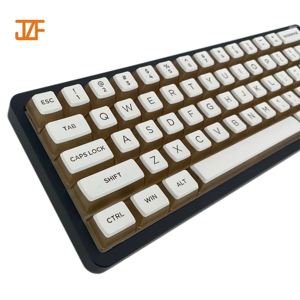 Shenzhen Factory Custom XDA 60% 80% Gaming Double Shot Keycaps Mechanical Keyboard Pbt Cherry Profile Pudding Keycaps
