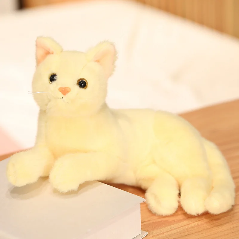SongshanToys Peluches Plushies Soft Kawaii Cute Custom Decoration Anime Simulation Stuffed Animal Cat Plush Toy