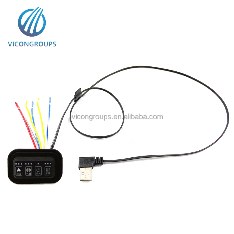 OEM custom 5v, 7.4v, 12v, 24v silicone push button switch 3 level illuminated silicone button