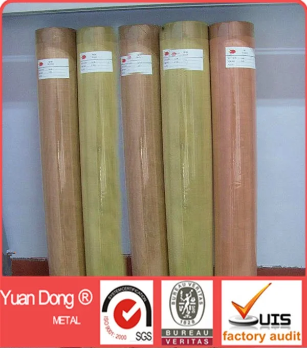 Phosphorus Bronze cooper wire / Red brass wire mesh materials