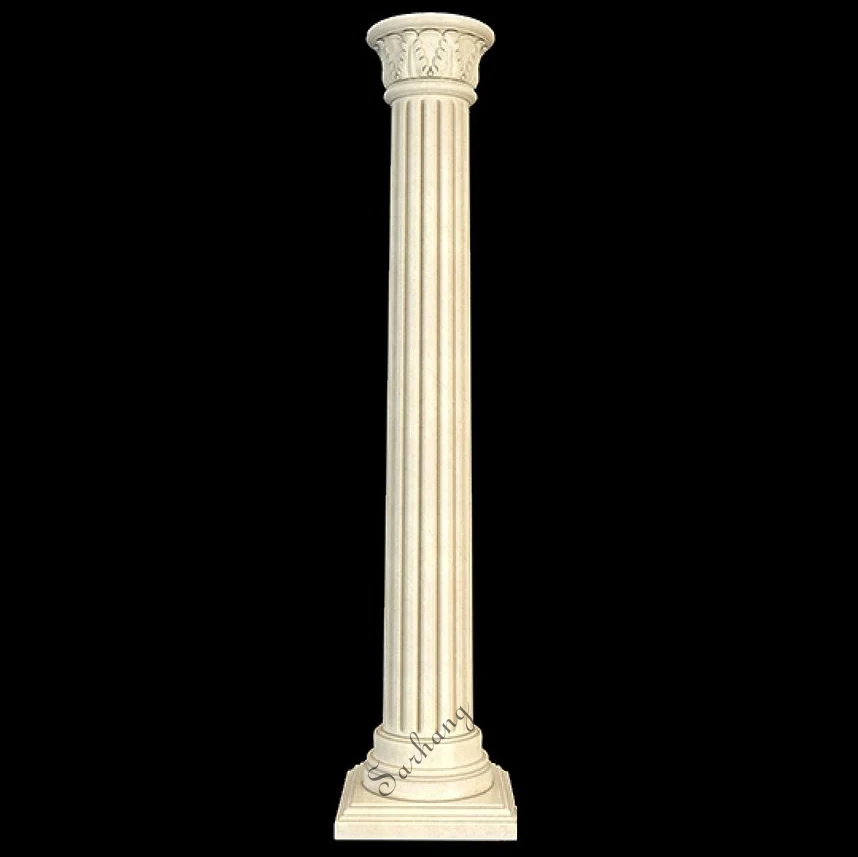 The best home decoration square marble roman column for sale