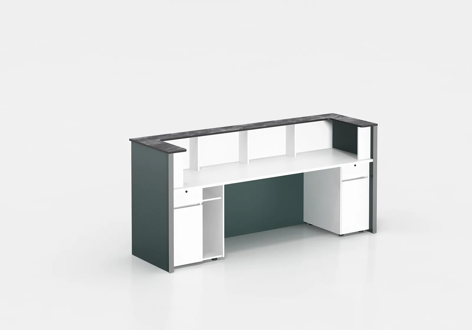 2024 Hot Sell Newest Modern Wooden Reception Desk Counter Table Reception Desk for Hotel Office