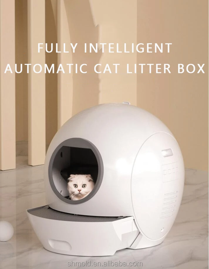 Automatic Self-Cleaning Cat Litter Box Fully enclosed Electric Cleaner Smart Cat Toilet With Deodorant for Cat Weight