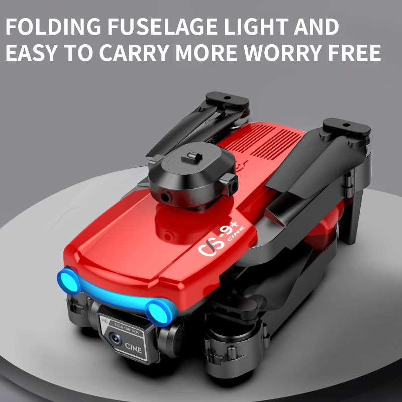 Optical flow positioning 4k dual lens professional filming drone HD folding remote control drone
