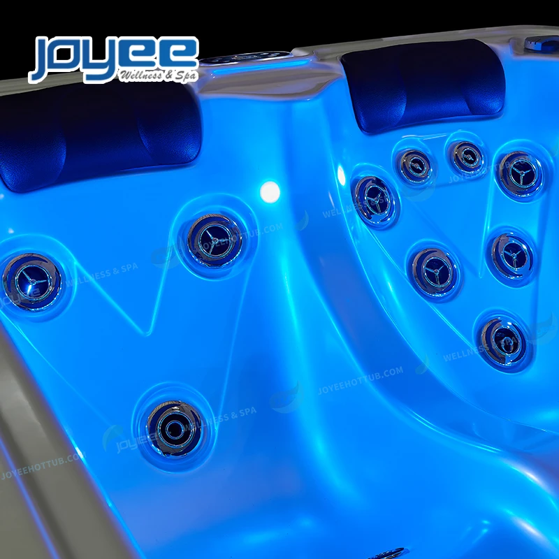 JOYEE 2 People Manufacture Acrylic Whirlpool Outdoor Spa Small Hot tub massage jacuzzi function spa tub