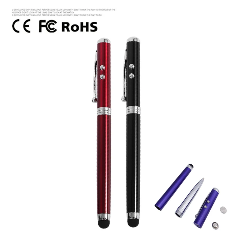 Original Factory Competitive Price 4 in 1 Free Ball Pen Sample Laser Pointer Tablet Stylus