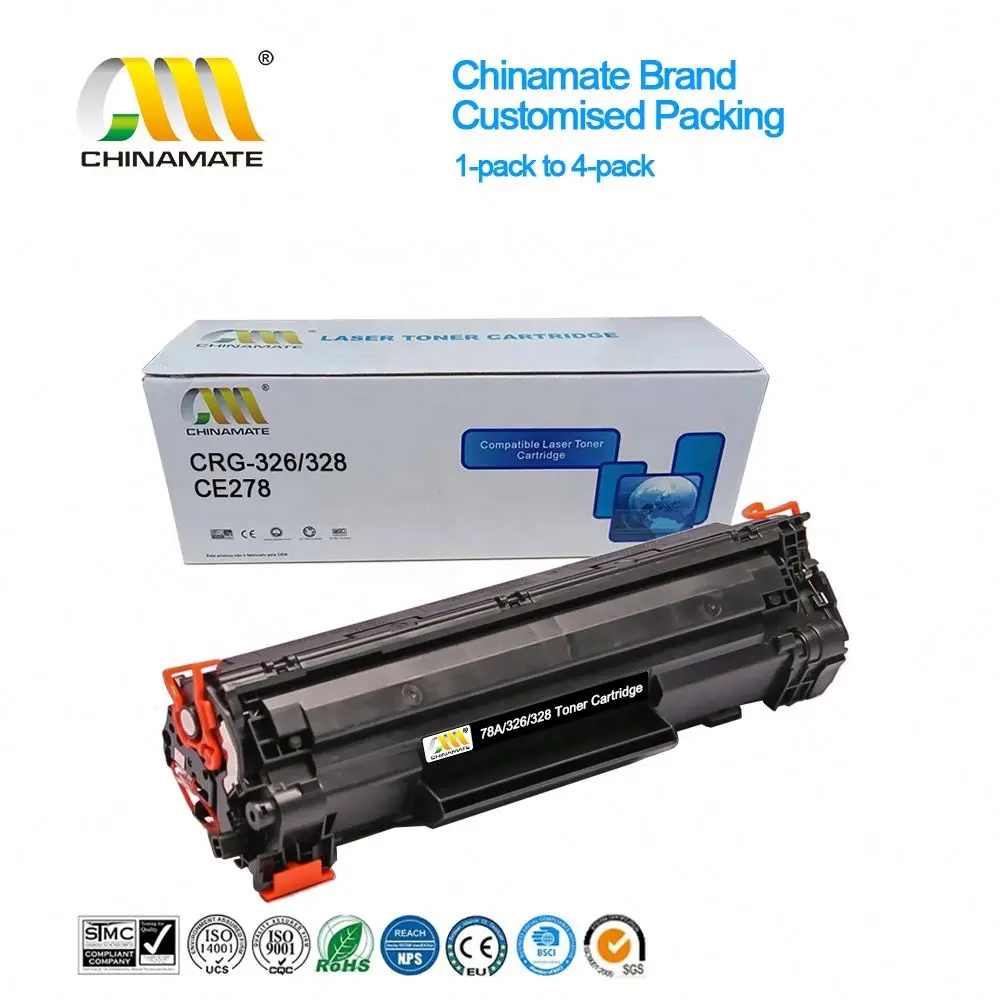 Лазерный тонер-картридж Chinamate CE278A для HP 78A совместимые картриджи с тонером Canon 326 328 CRG-326 CRG-328