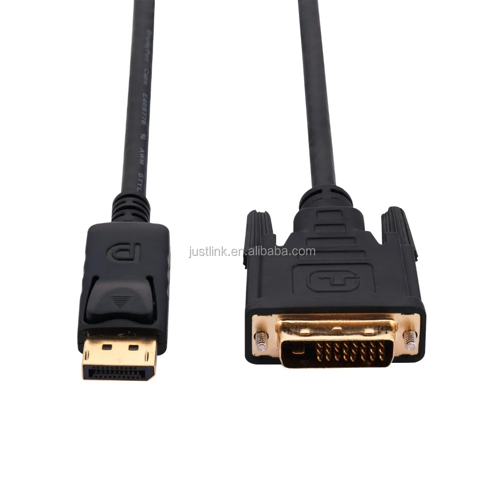 1,8 m DP/Display port to DVI 24 + 1 папа-папа кабель с поддержкой HD 1080P