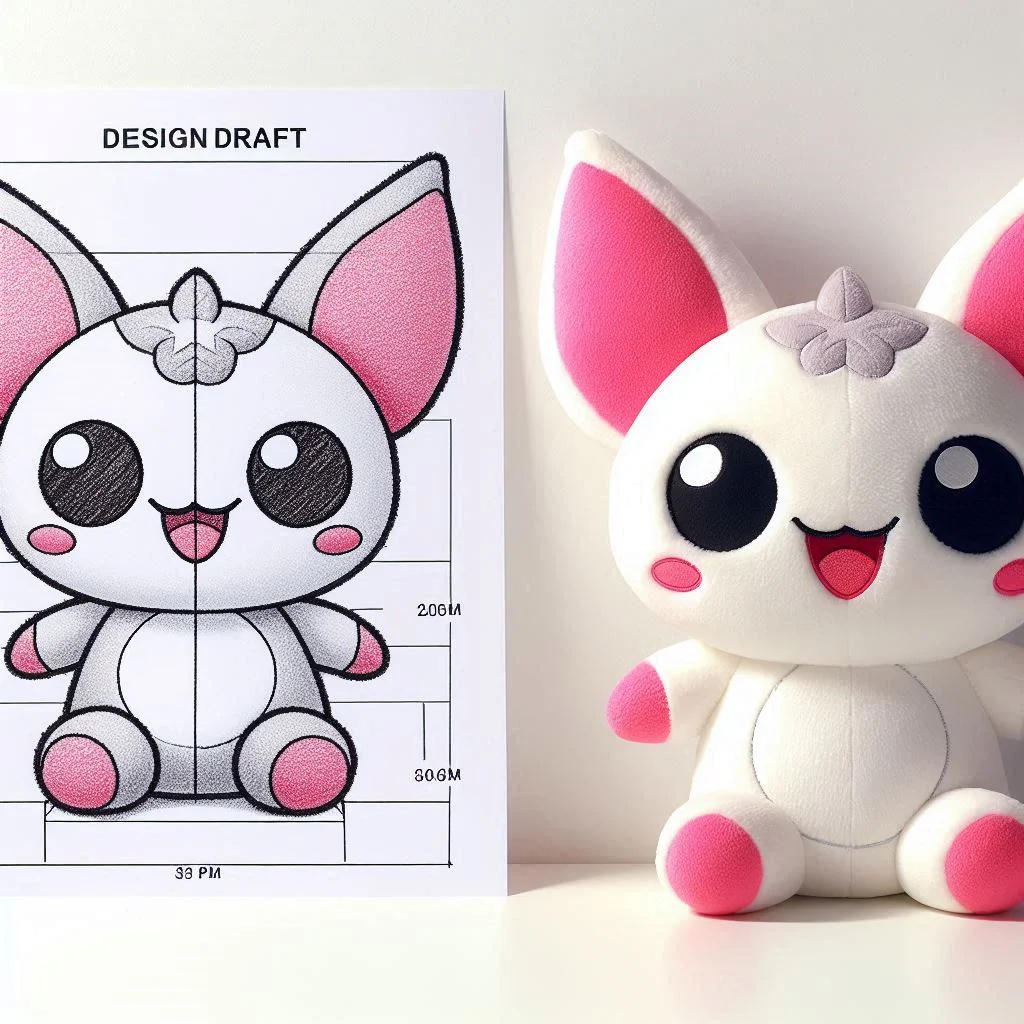 Custom new design popular plushie animal toys cartoon mascot custom shape customized plush toys