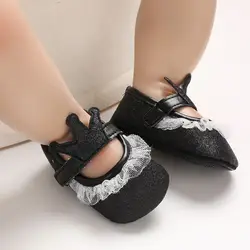 Блестящая Весенняя корона для девочек, нескользящая детская блестящая обувь для маленьких детей