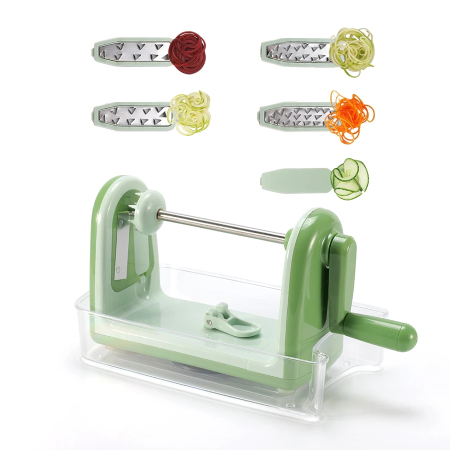 Hot Selling Easy Clean Vegetable Spiralizer Handheld Potatoes Slicing And Shredding For Household Kitchen
