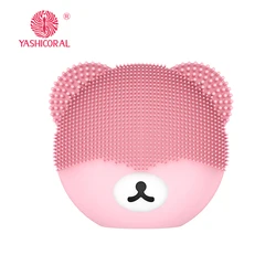 2020 Wholesale Waterproof Mini Vibration Rechargeable Silicone Deep Pore Face Cleaning Sonic Electric Facial Cleansing Brush