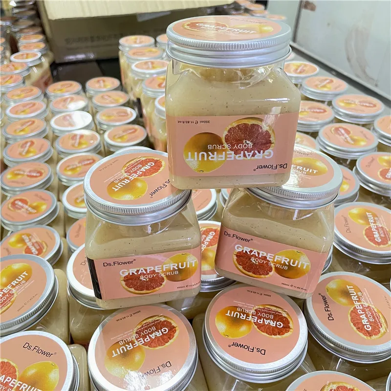 
Wholesale fruit scrub honey strawberry peach body chicken skin cutin rub mud cream Body scrub 