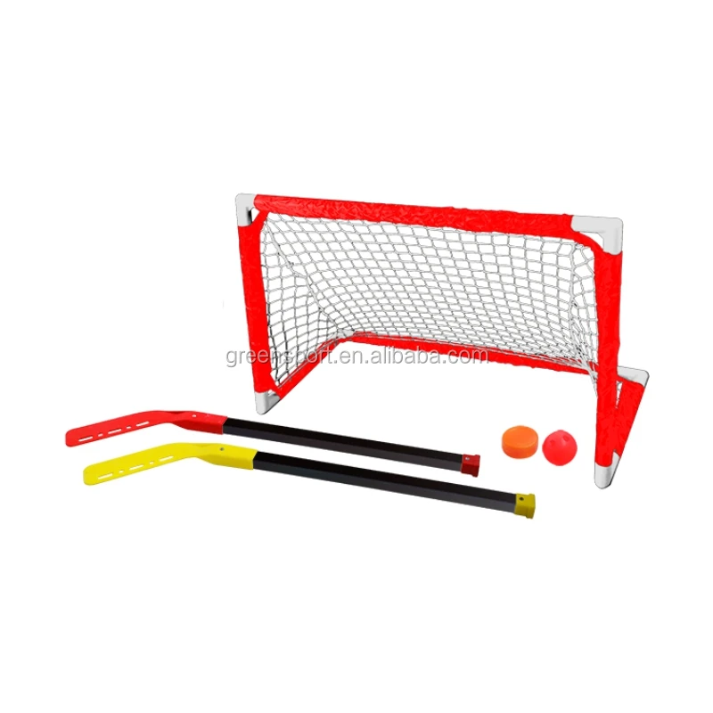 Hot seller PLASTIC hockey set with plastic hockey stick and hockeyball and puck