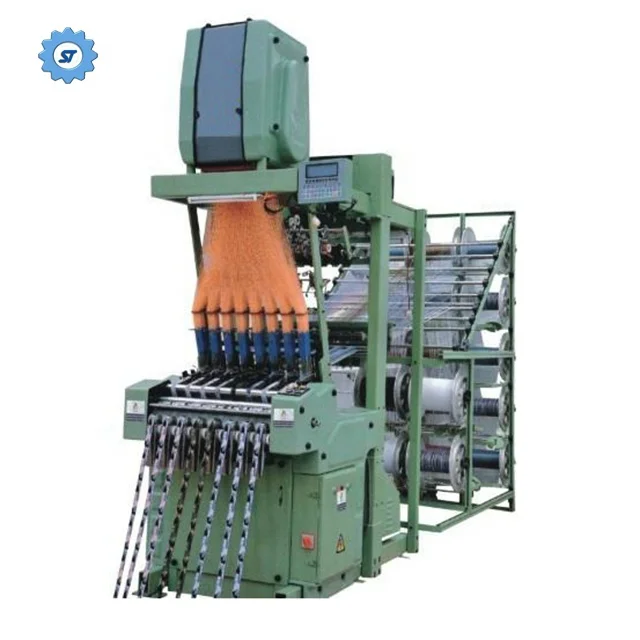 Bra tape ribbon shoelace seat belt shuttleless needle loom