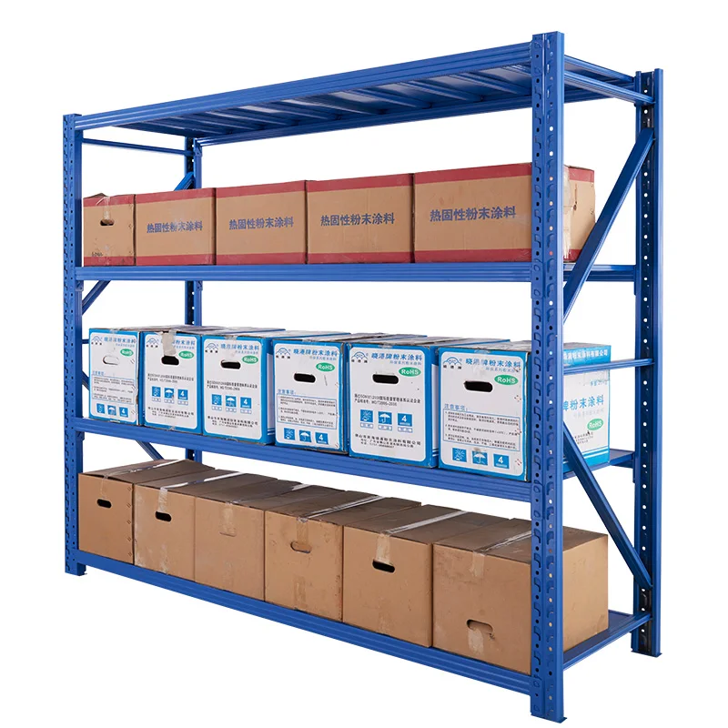 Epoxy Powder Coated galvanized Medium Duty pallet Shelving