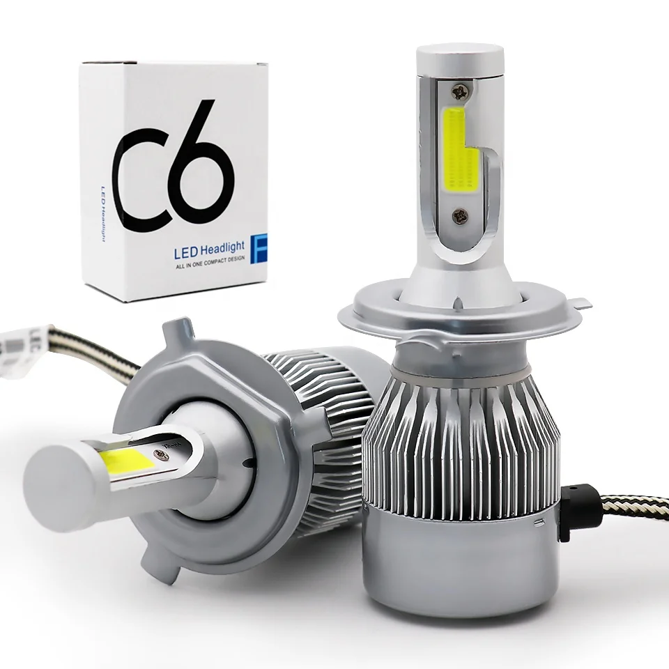 
Wholesale Auto c6 led headlight Bulbs 9005 H7 LED c6 led car headlights 