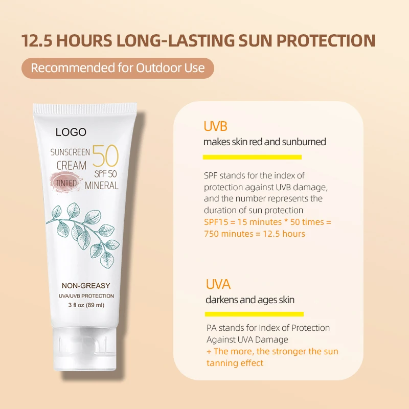 Фирменная торговая марка Spf 50 Солнцезащитный блок натуральный органический консилер улучшает тонировку кожи тонировка УФ-крем для лица Bb