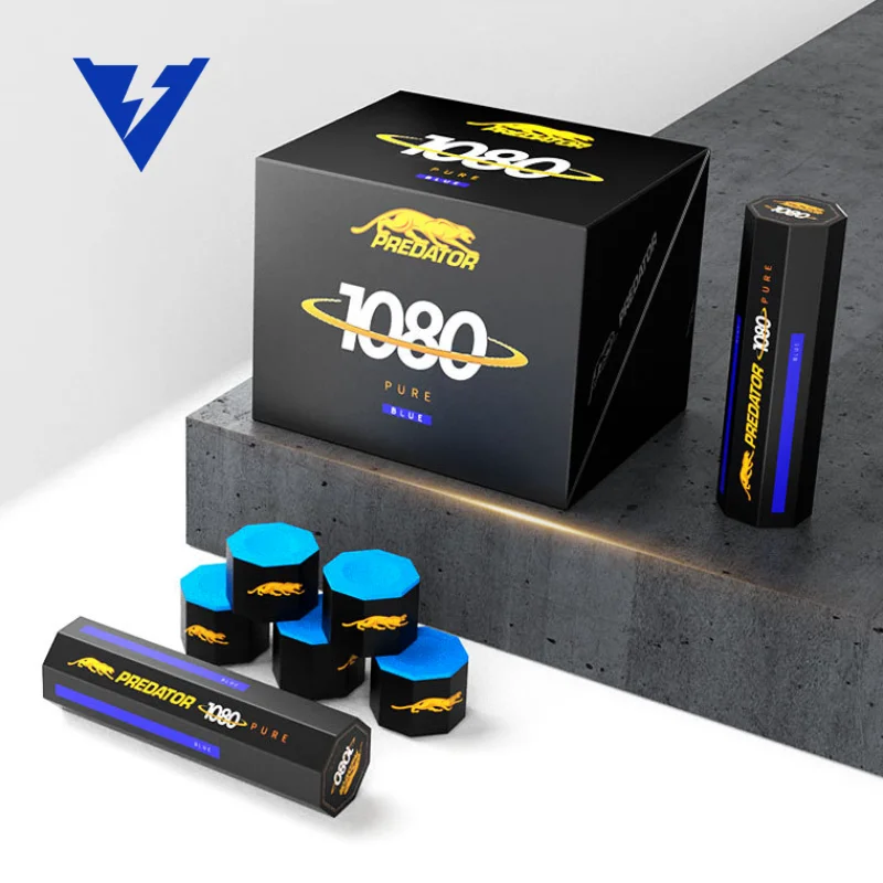 Predator Chalk Professional Billiard Accessories Pool Cue Stick Octagonal Chalk